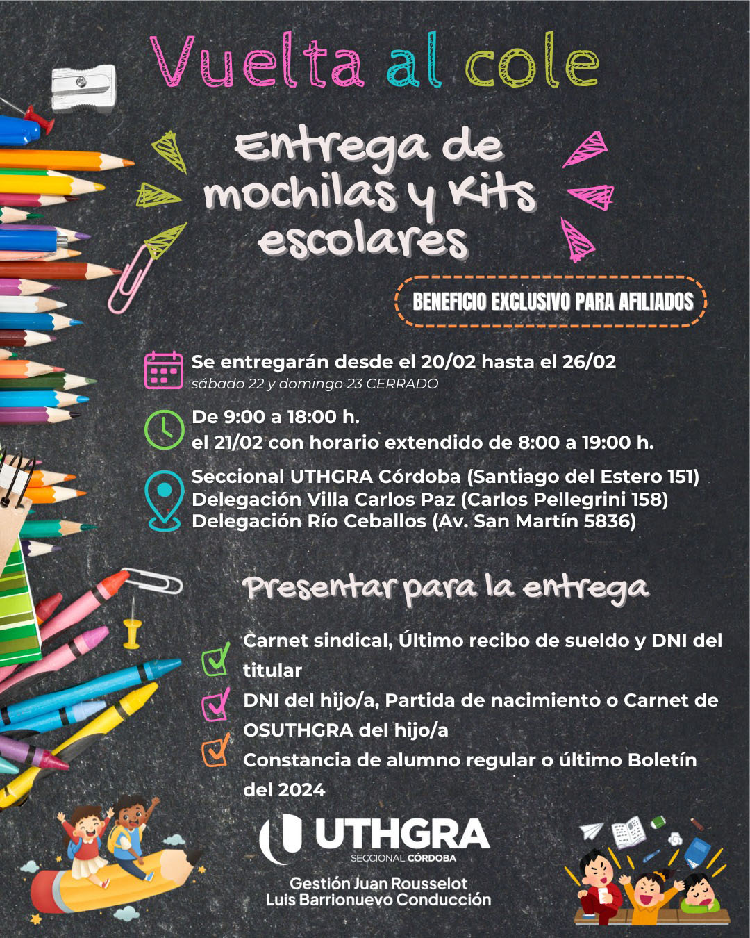 Entrega de mochilas y kit de útiles escolares 2025